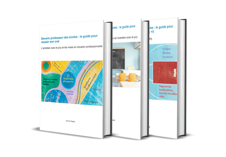 Couvertures des Guides inclus dans le Pack Oral (niveau Bac +5)