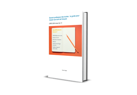 Couverture du Guide pour réussir l'écrit de français CRPE L3