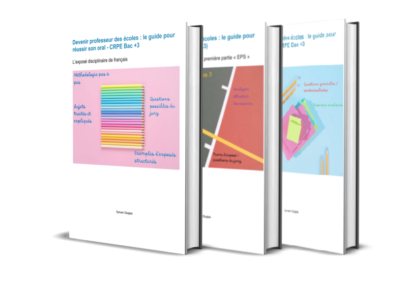 Couvertures des Guides inclus dans le Pack Oral (niveau Bac + 3)