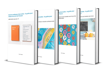 Couvertures des Guides inclus dans le pack Oral + Écrit (bac + 5)