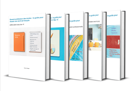 Couvertures des Guides inclus dans le pack Oral + Écrit (bac +5)