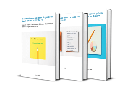 Couvertures des Guides inclus dans le pack Écrit (bac + 3)